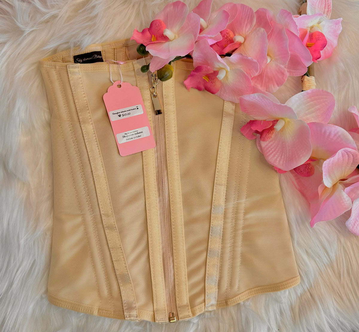 Beige extreme waist trainer