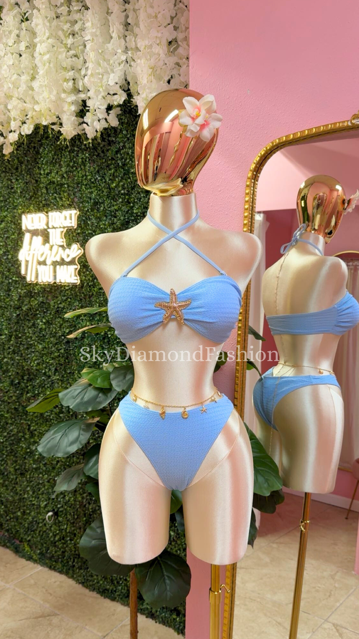 RESTOCKđź‘™ 3pc starfish skirt bikini