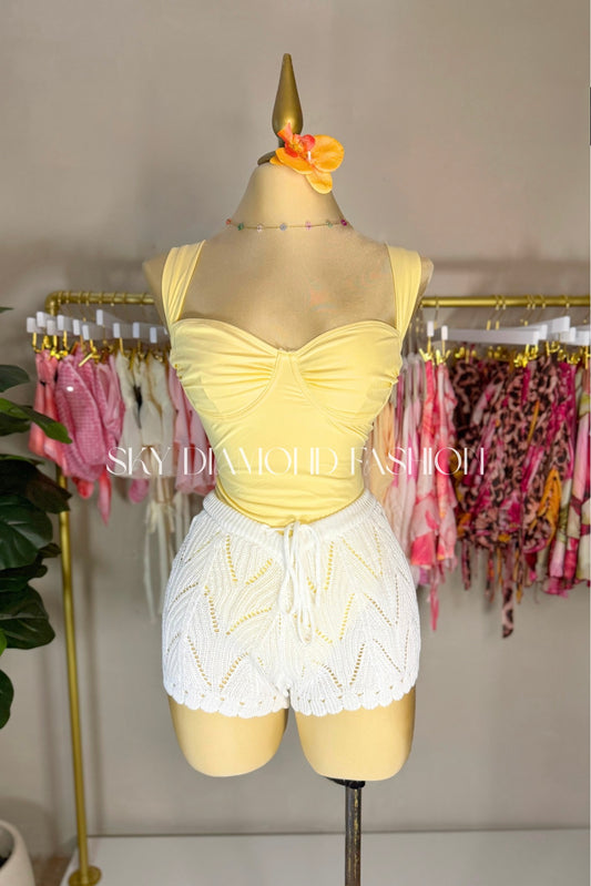 White short cover up
