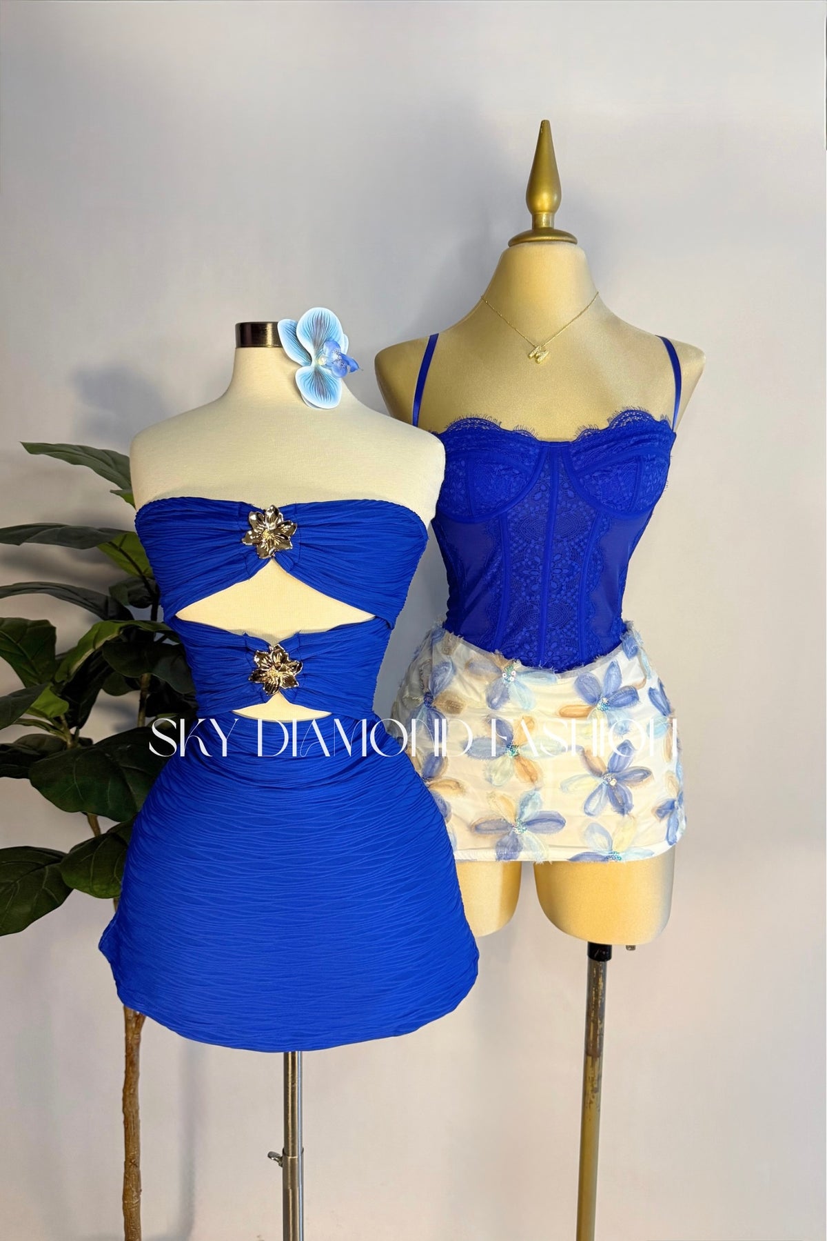 Royal Blue corset