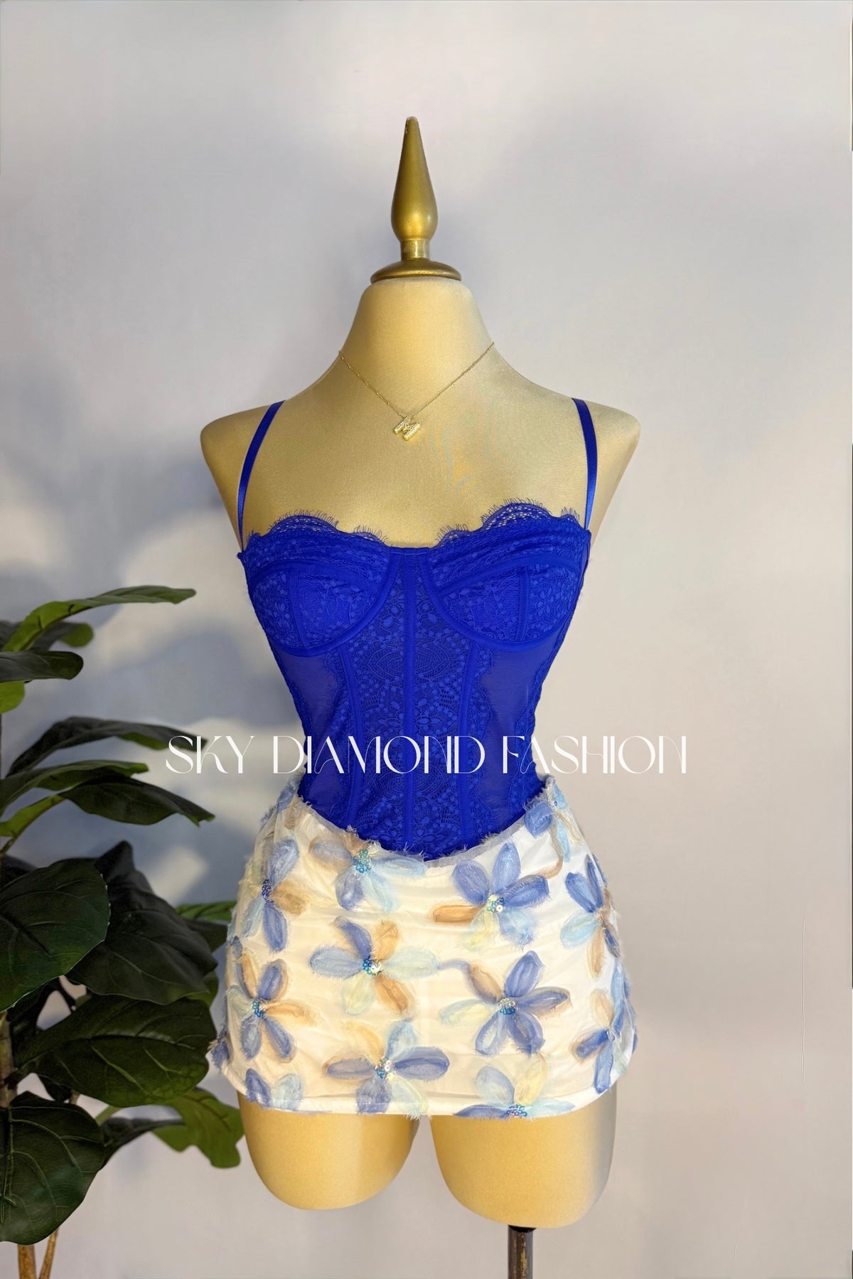 Royal Blue corset
