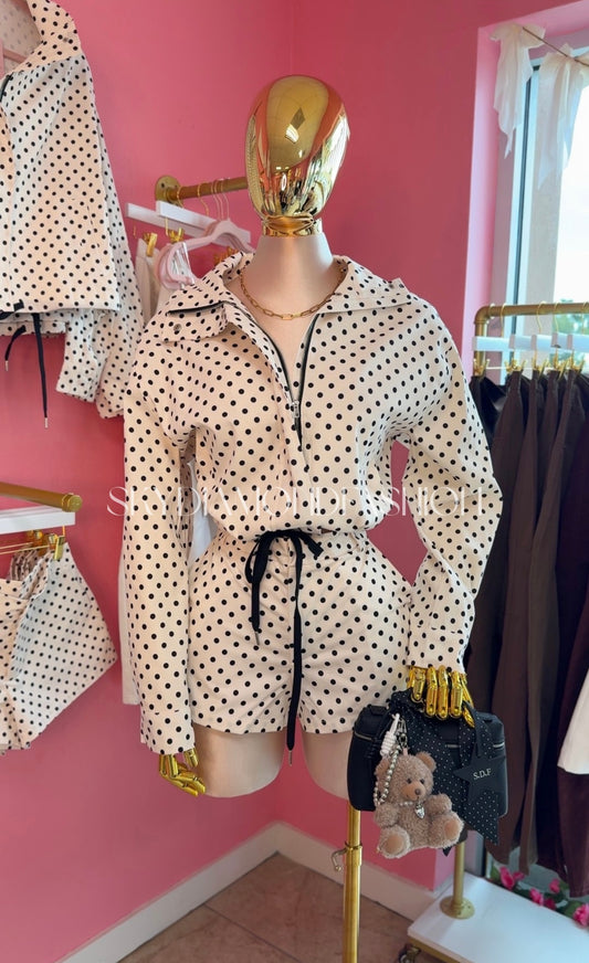 Polka dot shorts