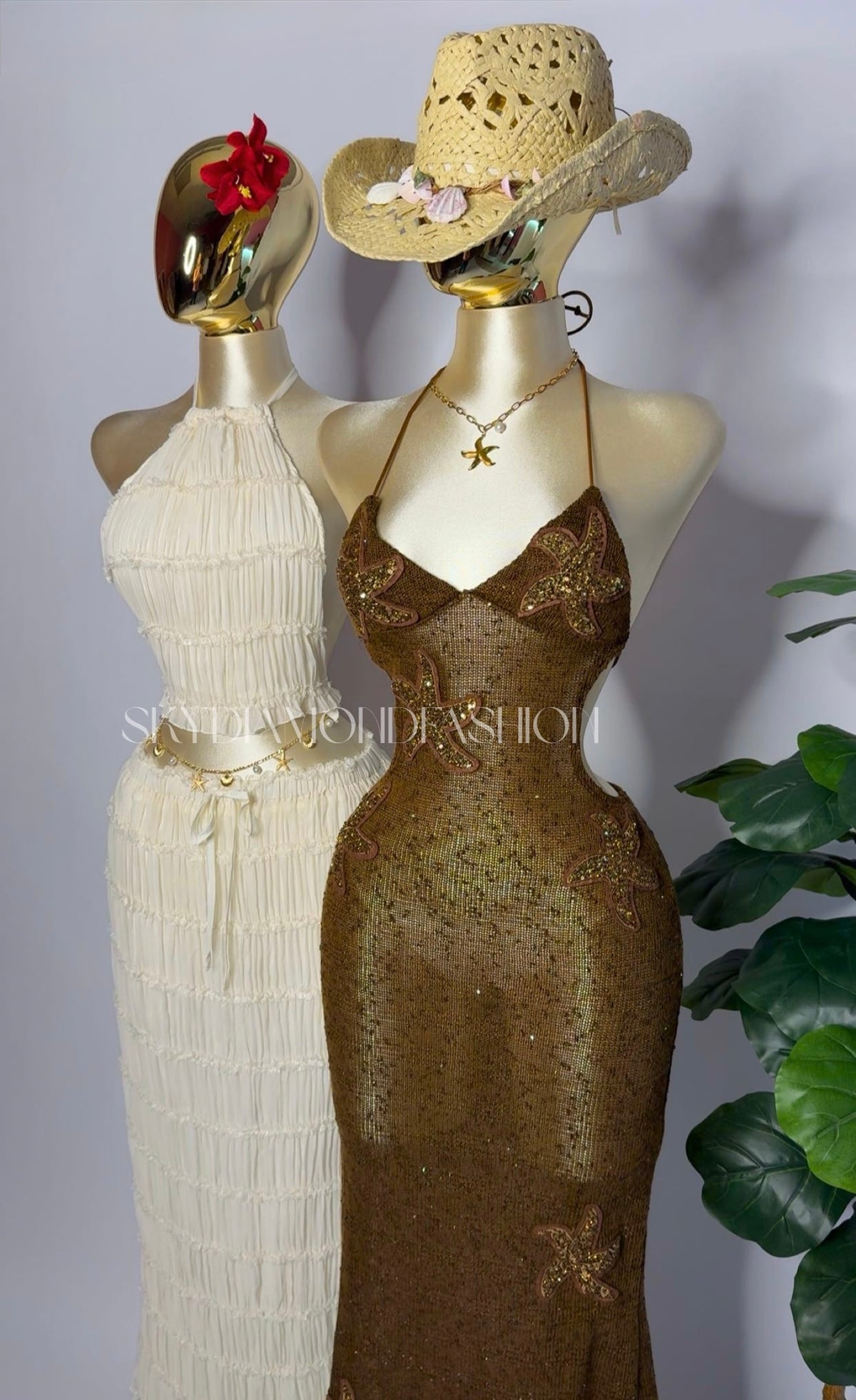 Ivory halter set
