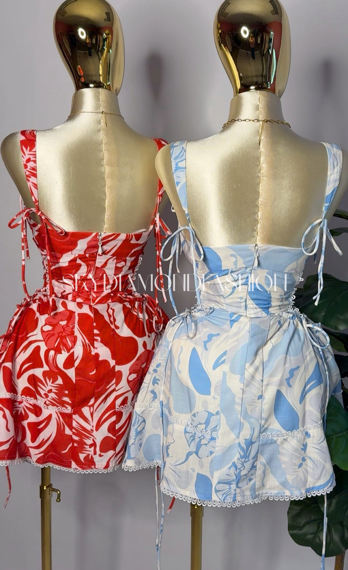 Blue lagoon tropical dress🩵