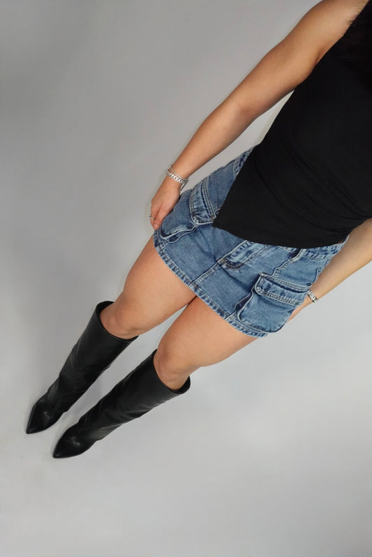 Denim skirt