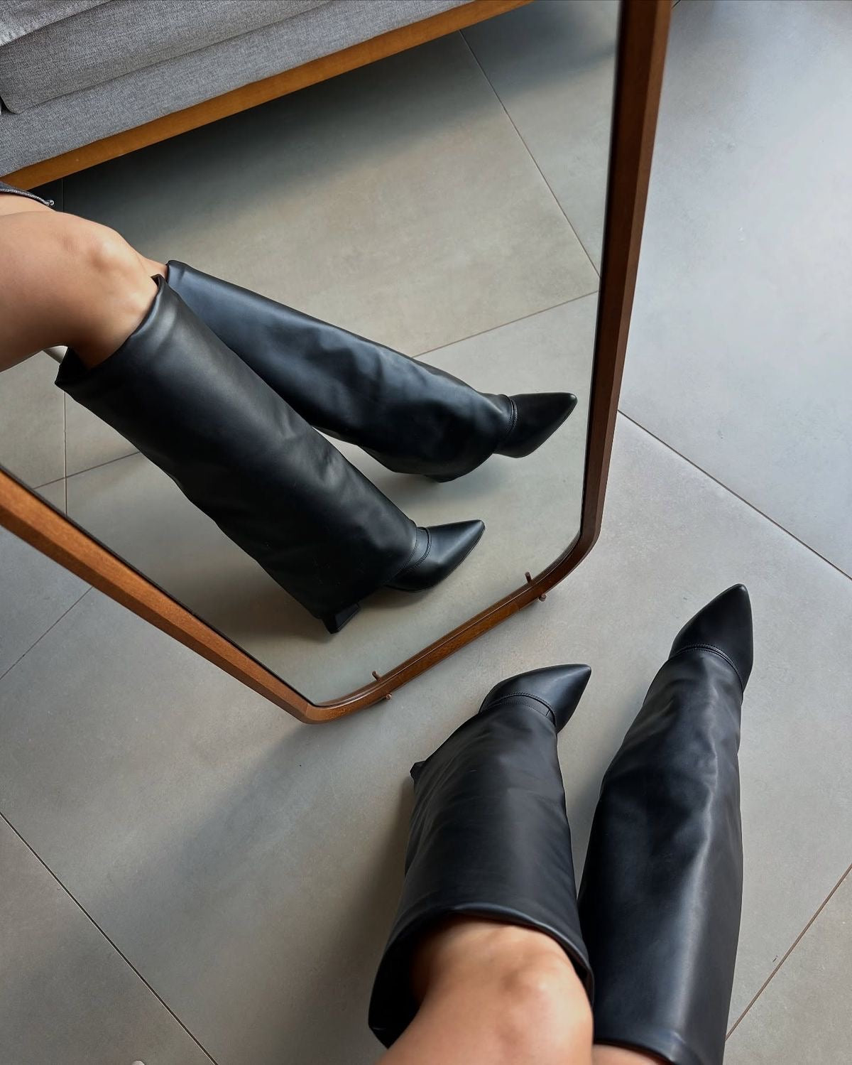 Verona boots leather Black