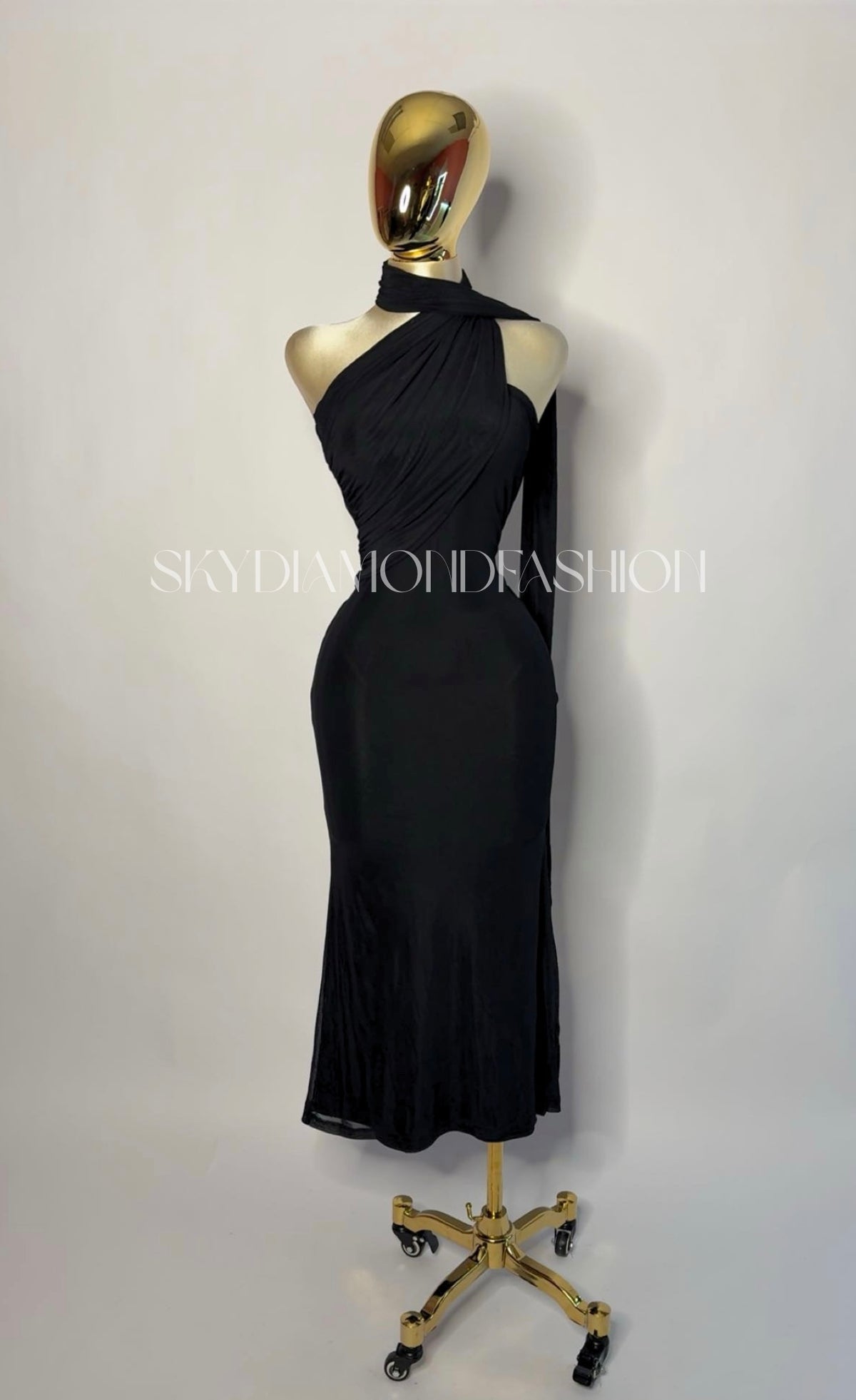 Midnight elegant black dress (restock)
