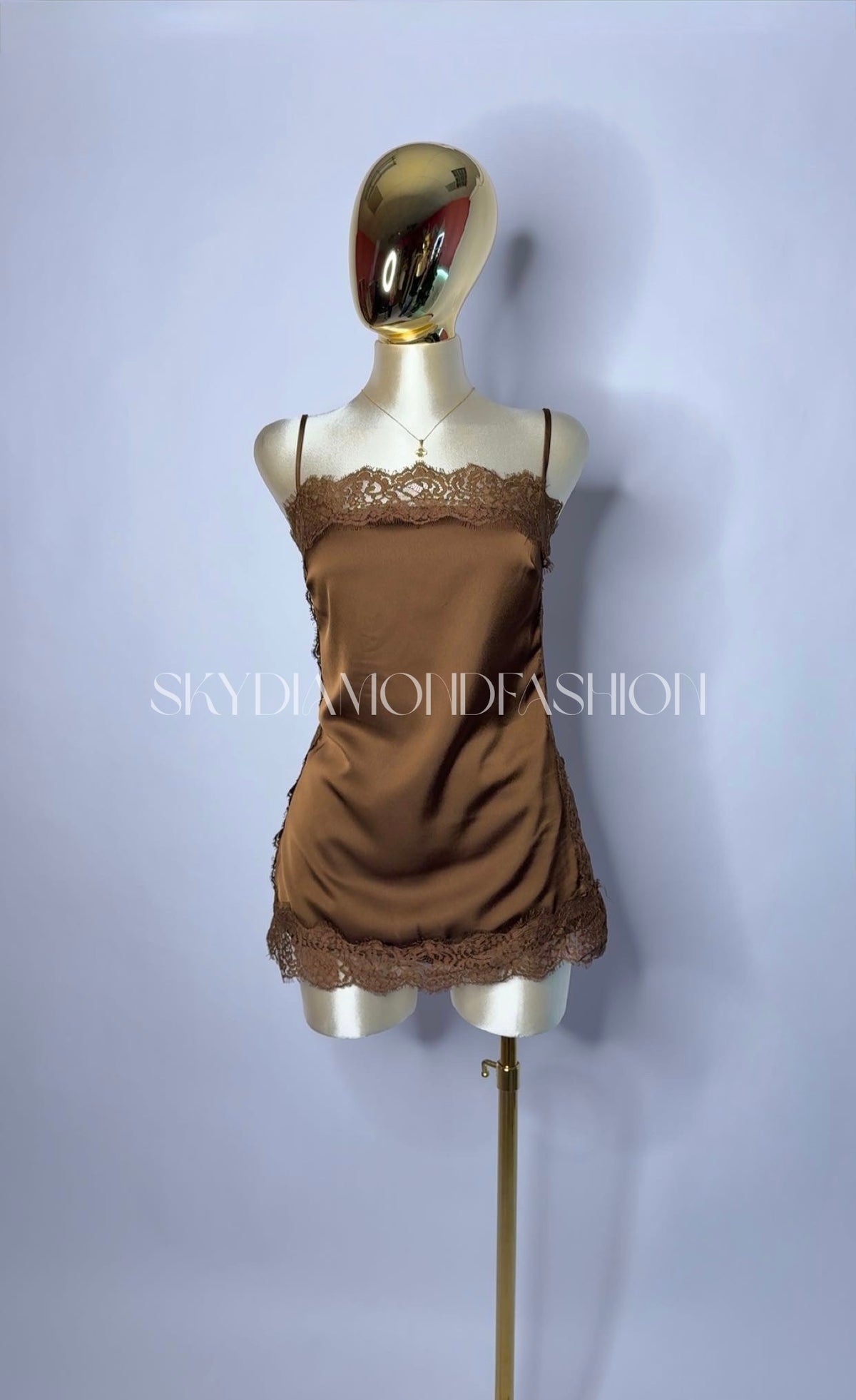 Brown lace cami 🐴